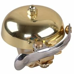 Unbranded 1pc Bike Bell Bells Loud Crisp Sound Hand Ringing Bike Safty Bike Bell For Cycling Biking (doré)