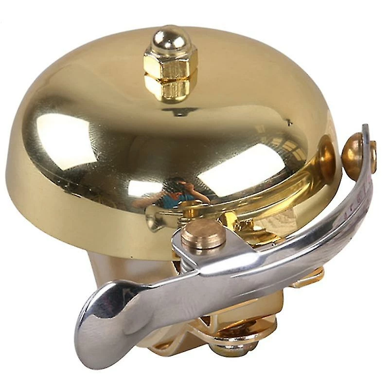 Unbranded 1pc Bike Bell Bells Loud Crisp Sound Hand Ringing Bike Safty Bike Bell For Cycling Biking (doré)