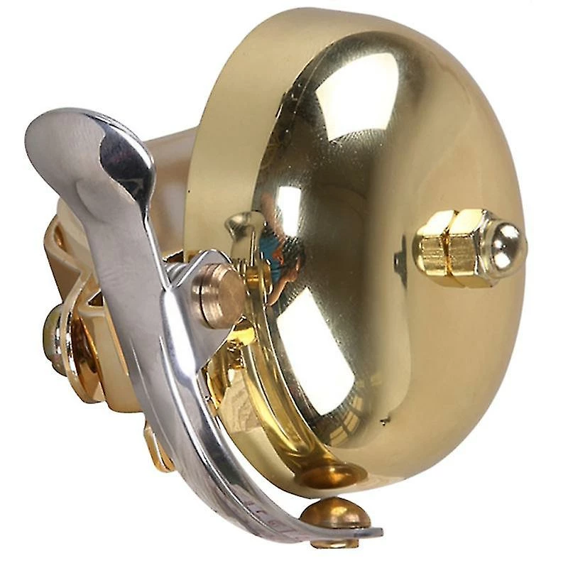 Unbranded 1pc Bike Bell Bells Loud Crisp Sound Hand Ringing Bike Safty Bike Bell For Cycling Biking (doré) – Image 2