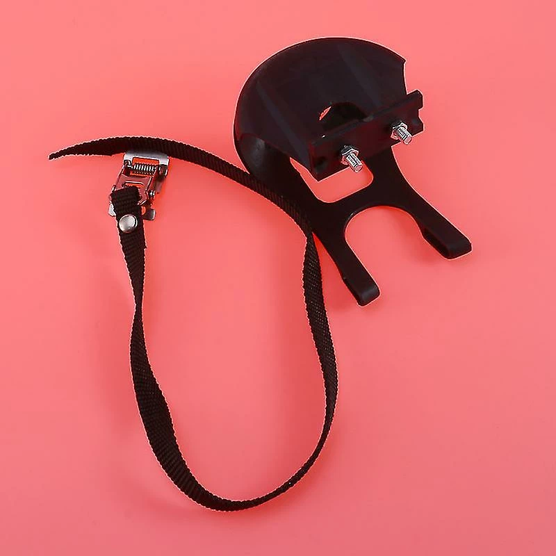 Unbranded 2pcs Cyclisme Vélo De Route Mountain Bike Toe Clips En Plastique Antidérapant Toe Clip Avec Sangles Fixes Pour Pédale (noir) – Image 3