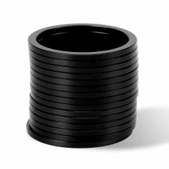 Gegong Alliage D’aluminium Road Bike Bottom Bracket Joint Bicycle Flywheel Hub Washer Spacerblack