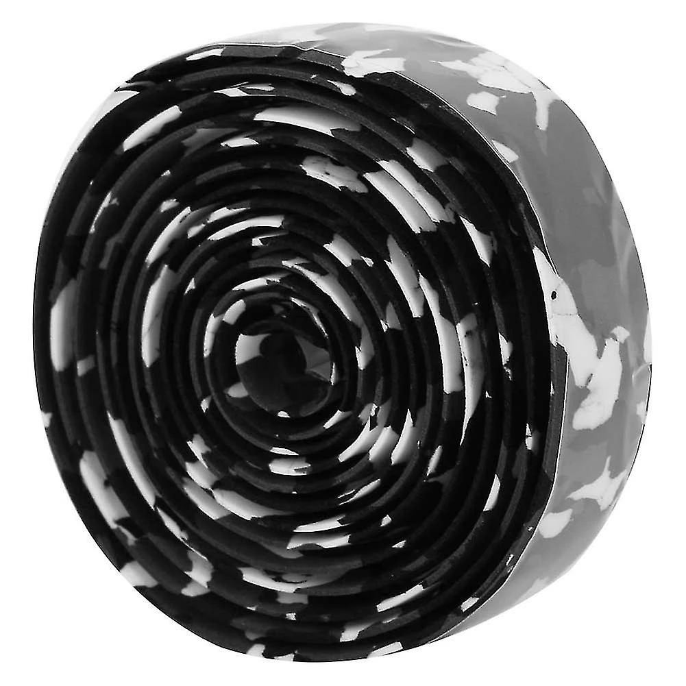 Gegong Anti-skid Mountain Bike Handlebar Tapes Bicycle Cycling Handle Bar Wrap (black&white Camo) – Image 3