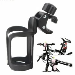 Unbranded Bicycle Quick Release Water Cup Holder En Plastique Acier Universel Water Bottle Holder Mountain Bike Drink Holder