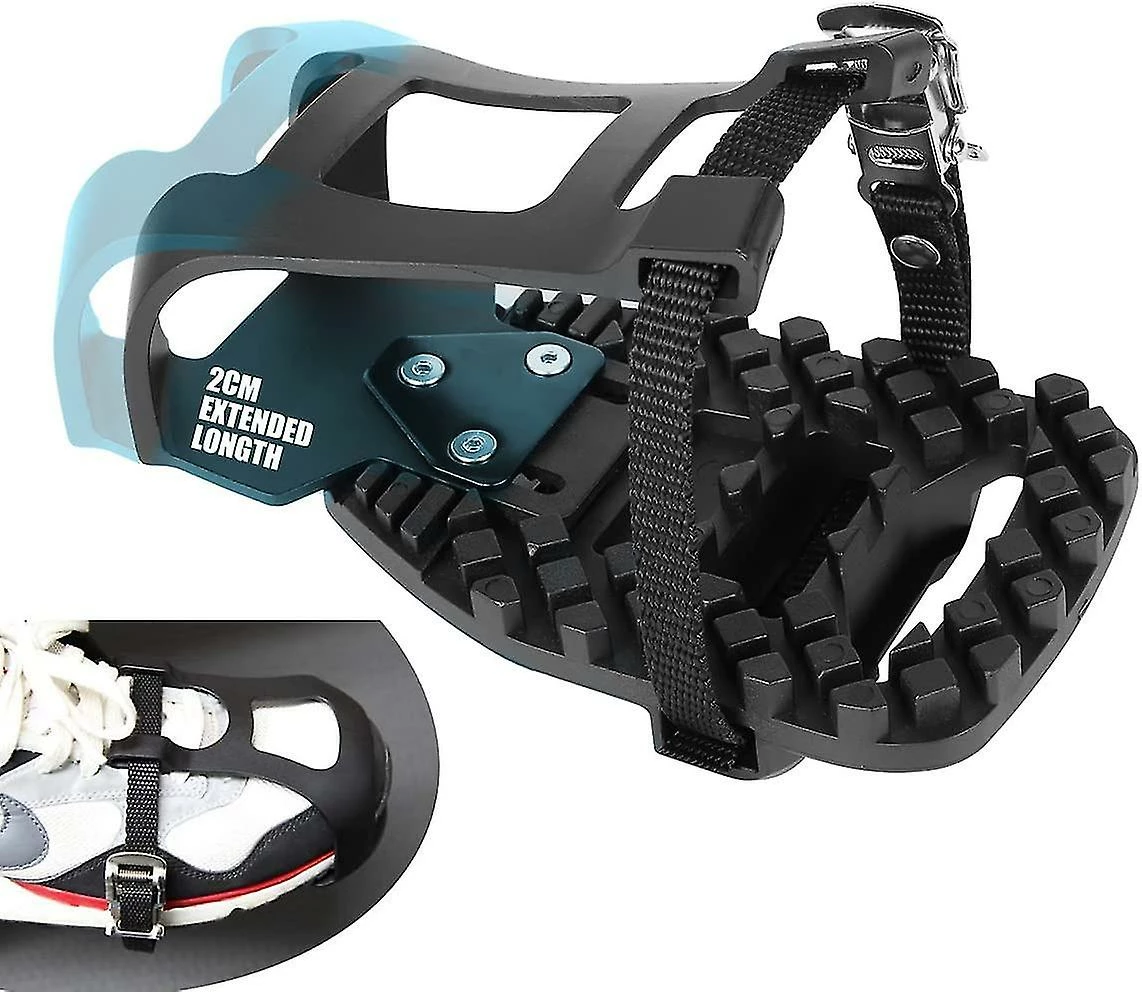 Unbranded Cages à Orteils Pour Peloton Bike & Peloton Bike + Pédales Compatibles Toe Cage Adapters, Toe Clips Cage