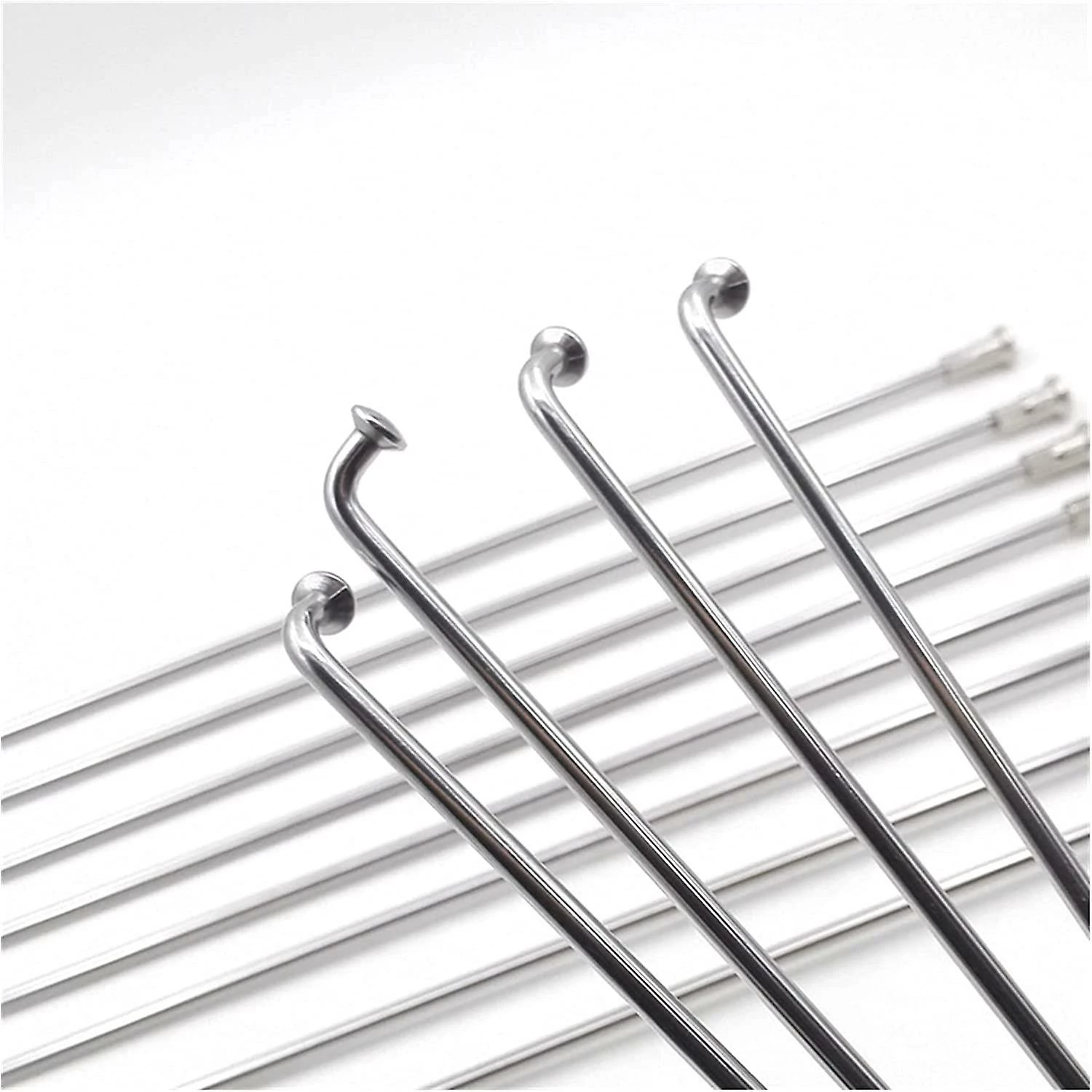 Sldxd Spoke Nipples 10 Gauge Bike Spokes Diameter 3.2mm E-motorcycle Spokes J-bend Material 304 Stainless Steel Sliver Electric Bike Wheel Spokes For Bicycl – Image 5