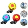 Unbranded 3pcs Bike Bell Sunflower Ring Cycling Alarm Warning Bell Équipement De Cyclisme