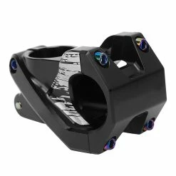 Gegong Alliage D’aluminium Ultralight Hollow Bicycle Short Guidon Stem Bike Cycling Accessorynoir