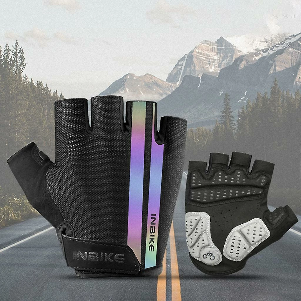 Unbranded Gants De Cyclisme 5mm Gel Road Mountain Bike Gants D’équitation Gants De Vélo Antidérapants – Image 3