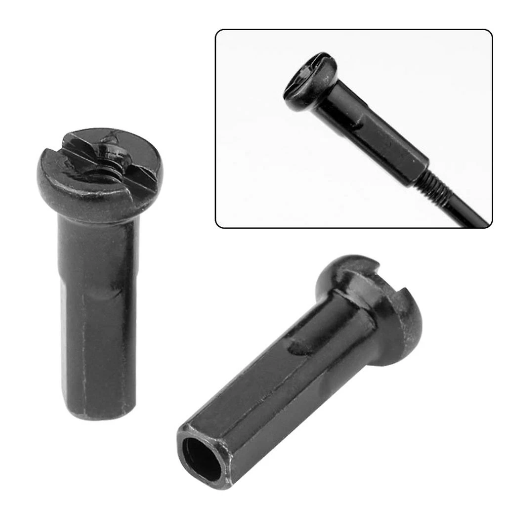 Unbranded Spoke Nipple Bicycles Roue E-bike Scooter Bike Spoke Cap Laiton Partie Enduite – Image 3