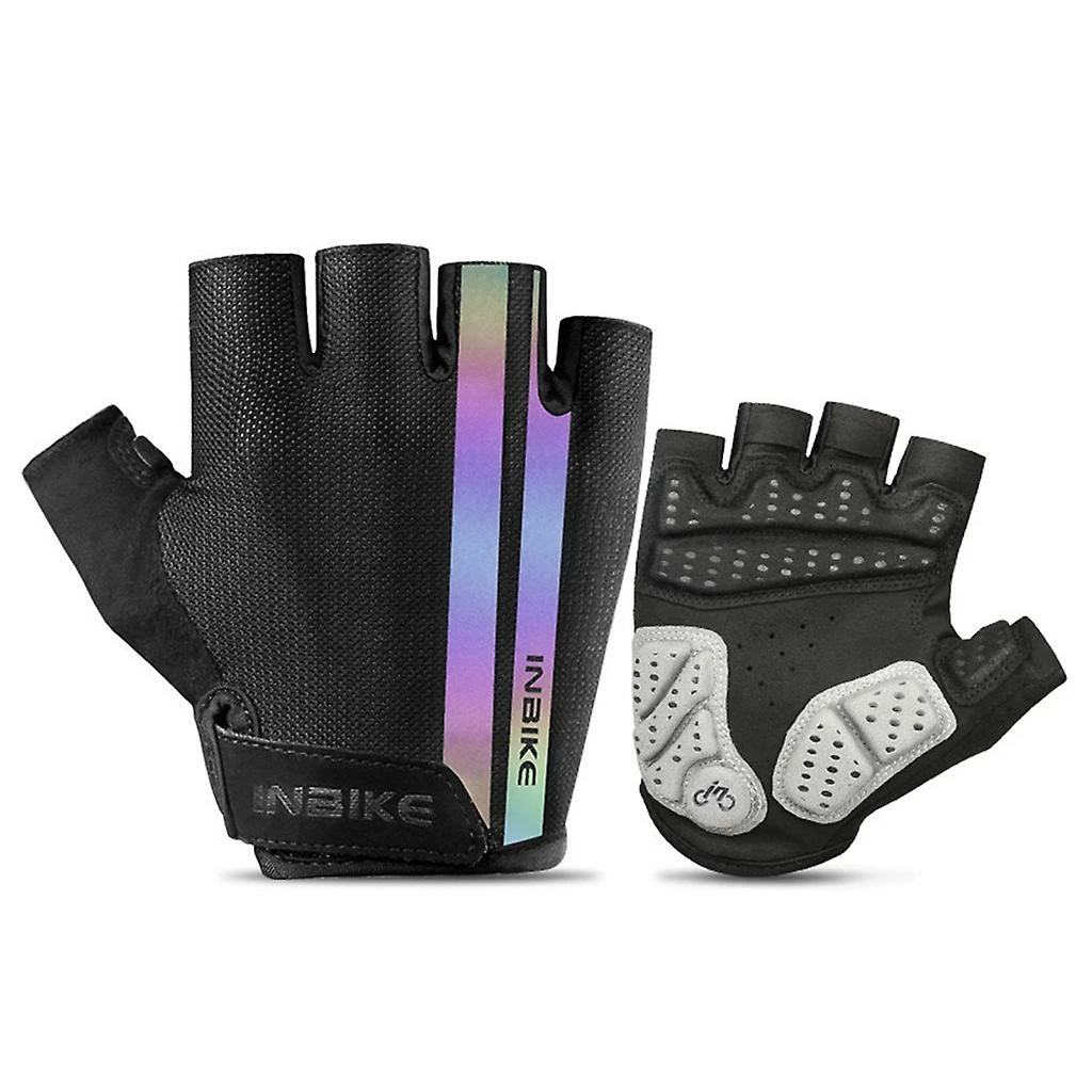 Unbranded Gants De Cyclisme 5mm Gel Road Mountain Bike Gants D’équitation Gants De Vélo Antidérapants
