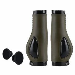 Unbranded Poignées De Guidon De Vélo Silicone Double Lock On Grips Anti-dérapant Bike Bicycles Grips