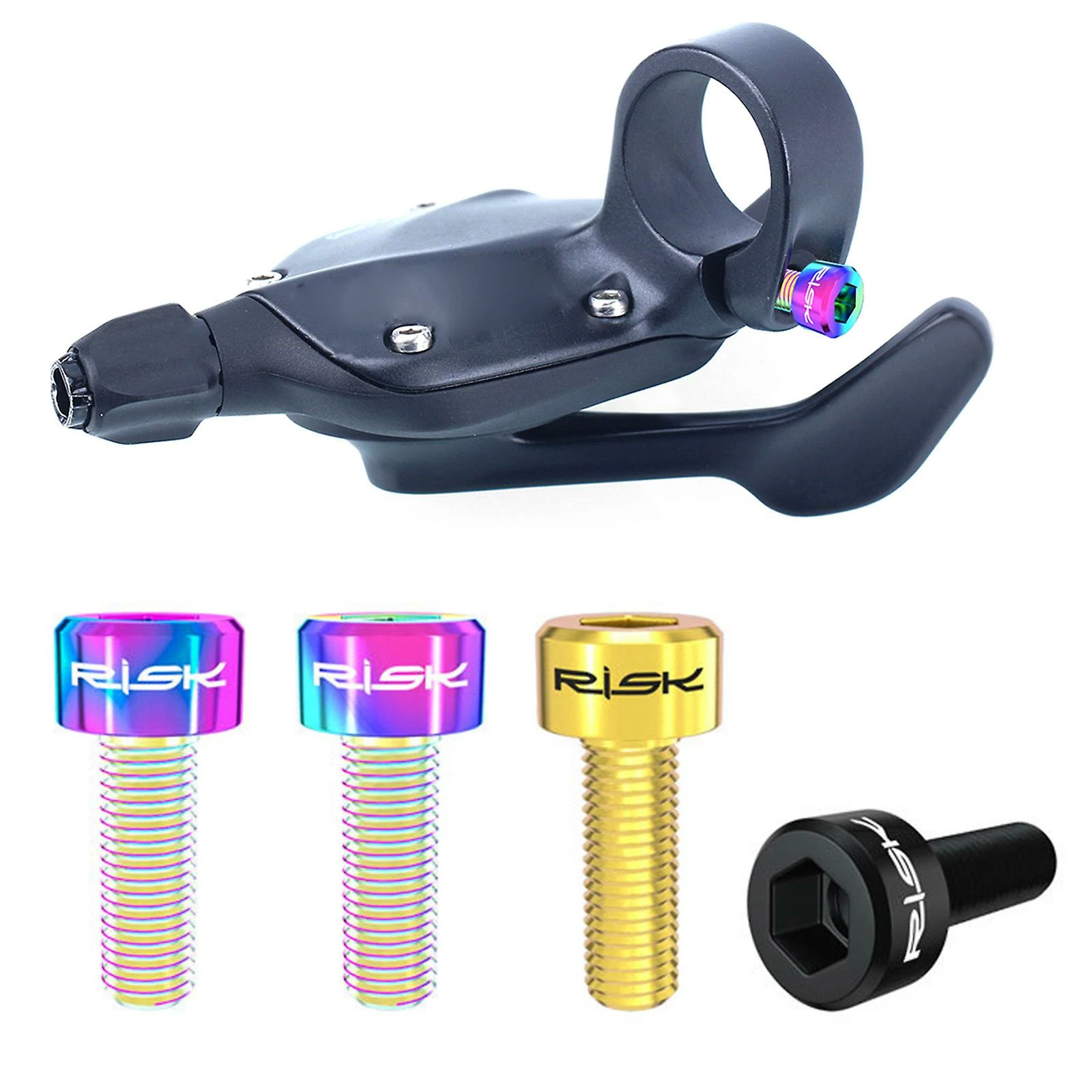 Unbranded 2pcs / Lot M5x14mm Bicycle Stem Bolts Pour Titanium Alloy Mtb Mountain Bike Handle – Image 2