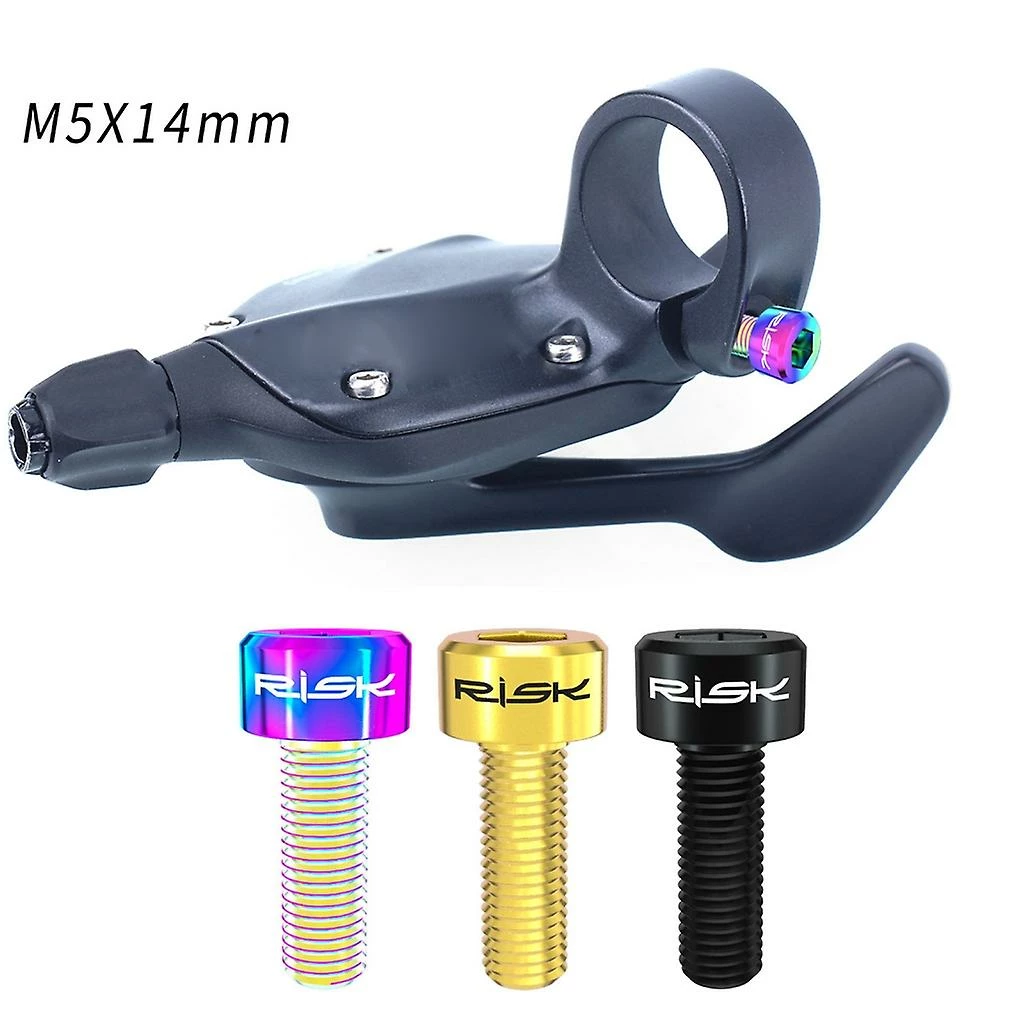 Unbranded 2pcs / Lot M5x14mm Bicycle Stem Bolts Pour Titanium Alloy Mtb Mountain Bike Handle – Image 3