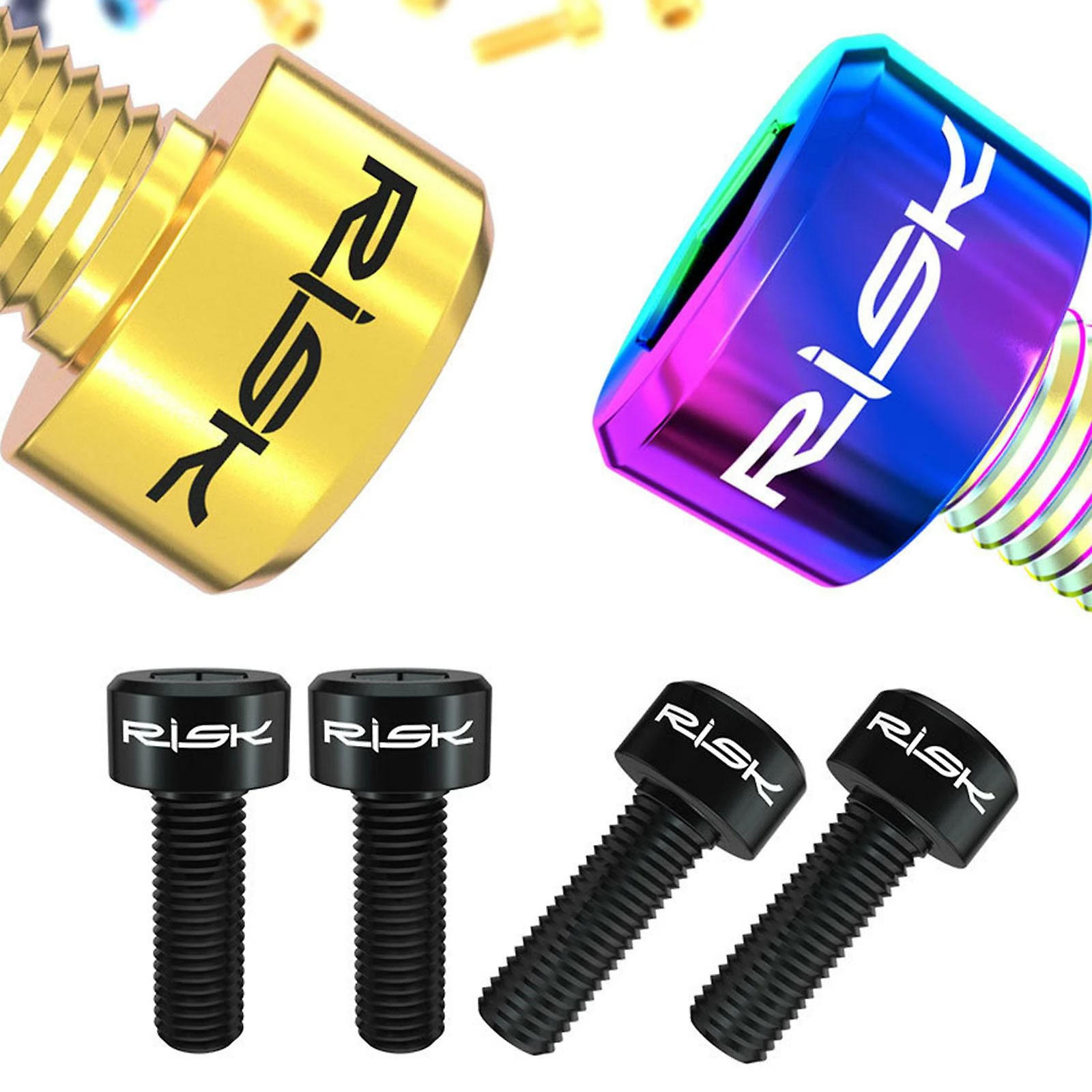 Unbranded 2pcs / Lot M5x14mm Bicycle Stem Bolts Pour Titanium Alloy Mtb Mountain Bike Handle – Image 4