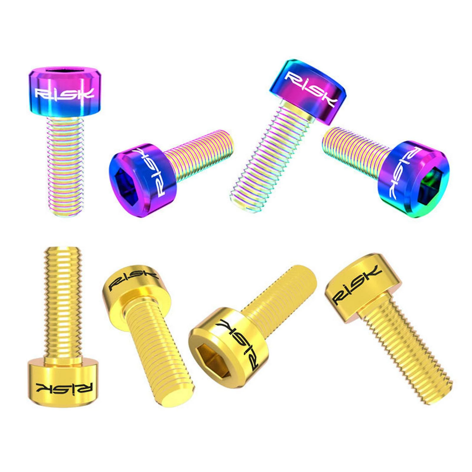 Unbranded 2pcs / Lot M5x14mm Bicycle Stem Bolts Pour Titanium Alloy Mtb Mountain Bike Handle – Image 5
