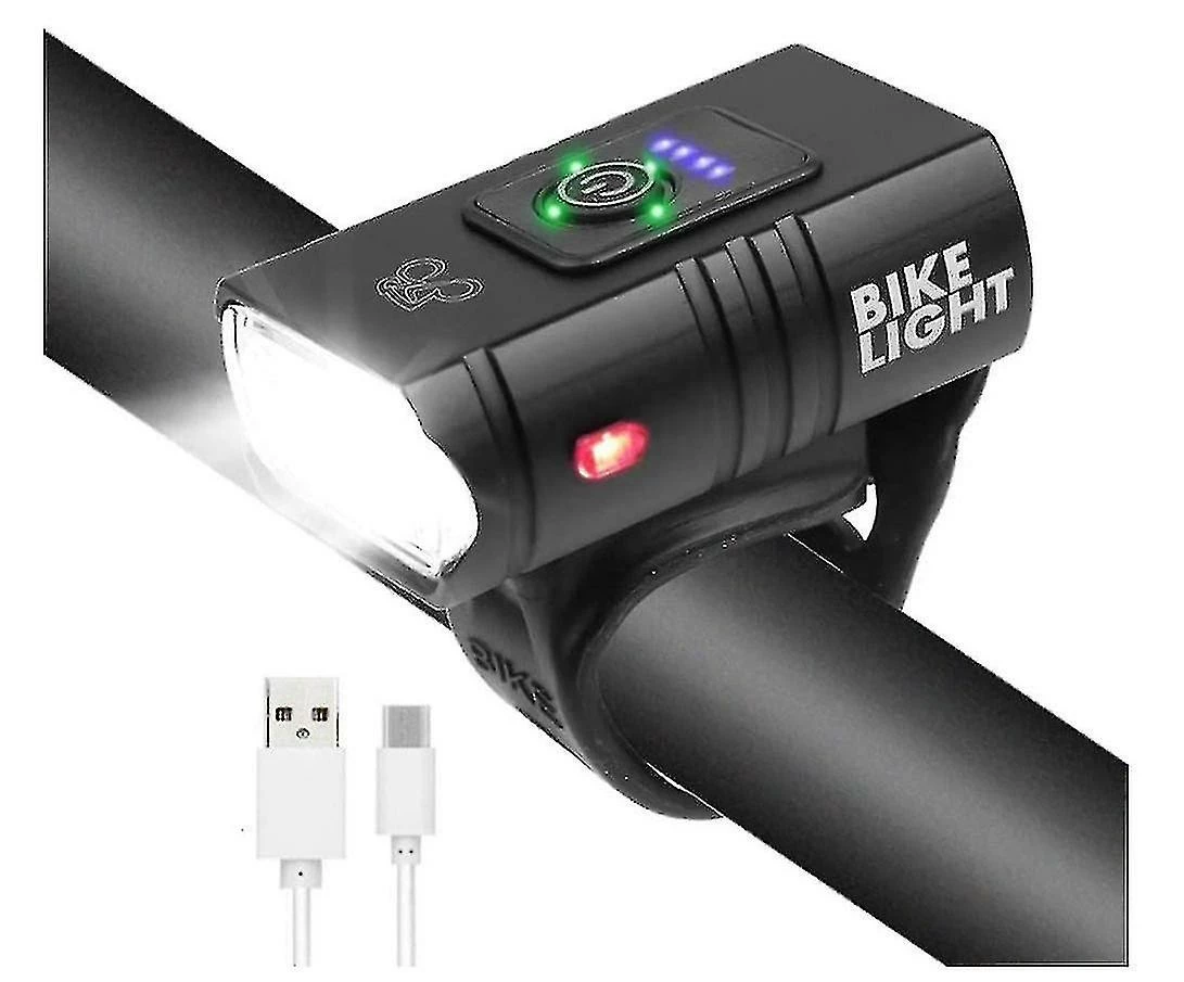 Nw 1776 Lumière De Vélo, Usb Rechargeable Vélo Phare 2000 Lumen Super Bright Bike Lumière Avant Ipx