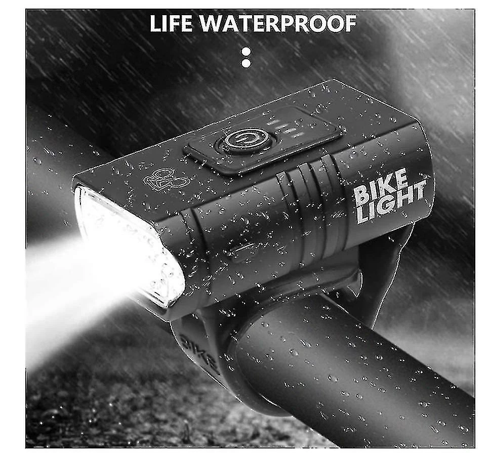 Nw 1776 Lumière De Vélo, Usb Rechargeable Vélo Phare 2000 Lumen Super Bright Bike Lumière Avant Ipx – Image 3