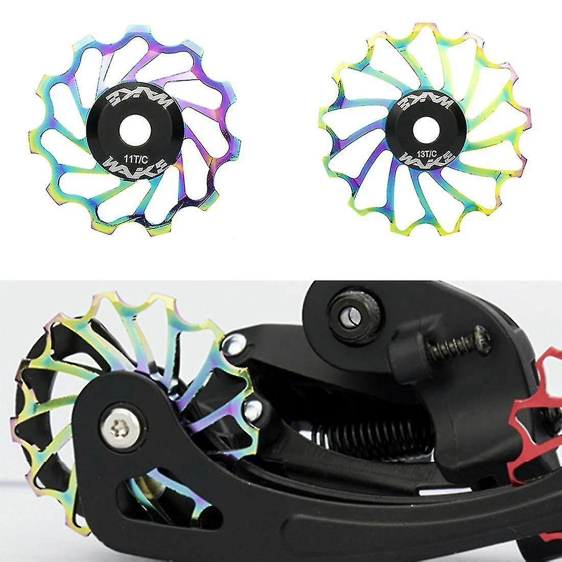 Nw 1776 Compatible Withwake 11t Bike Dérailleur Arrière Alliage D’aluminium Vélo Céramique Roulement – Image 2