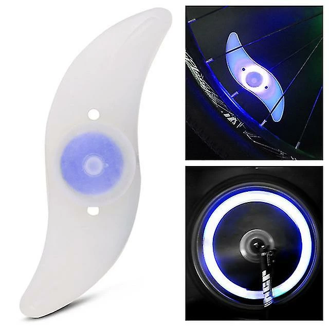 Nw 1776 2pcs 3 Mode D’éclairage Led Neon Bicycle Wheel Spoke Light Waterproof Color Bike Safety Warning Light Cycling Light