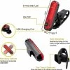 Nw 1776 Shxx Super Bright Usb Rechargeable Bike Tail Light, 4 Modes D’éclairage, Facile à Installer, Convient Aux Hommes Femmes Enfants Road Mountain Bike Xq-zxc37
