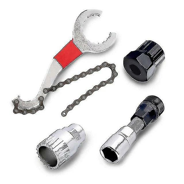 Unbranded Outils De Réparation De Vélo Set Crank Extractor Puller Bike Pédalier Lockring Remover Wrench Mtb Mountain Road Bike Repaire-kit