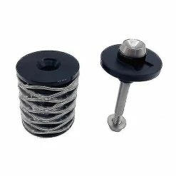 Unbranded Dropship-folding Bicycle Modified Cnc Titanium Alloy Rear Shock Absorber Bike Metal Spring Rear Shock Absorber Pour Brompton