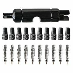 Unbranded Dropship-presta Valve Core Bike Kit-presta Valve Caps Presta Tool Removal-tubeless Tire Valve Repair For Mtb And Road Bicycle