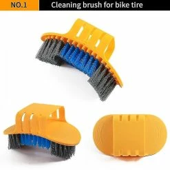 Unbranded Bicycle Chain Cleaner Brushes Mountain Road Bike Cleaning Kits Repair Tools Bicycle Repair Tools Bicycle Accessories 8pcs