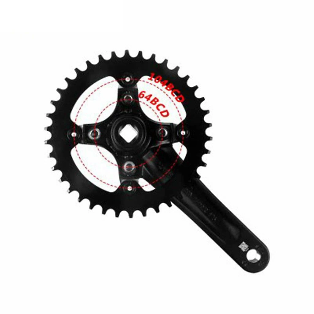 Unbranded 104bcd Mtb Bike Square Hole Bicycle Crank Chainwheel Chainrings 170mm 175mm Pédalier 30t 32t 34t 36t 38t 40t 42t Sprocke – Image 3