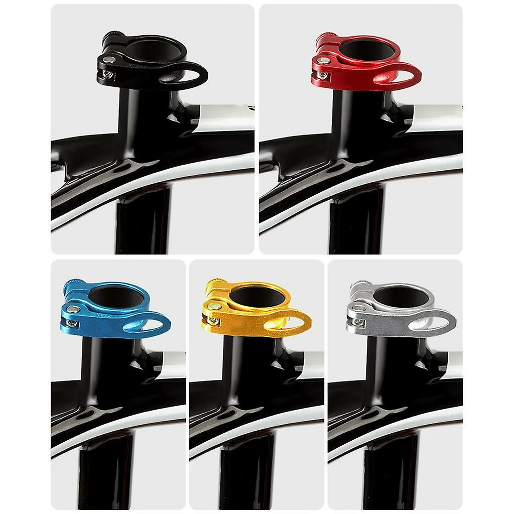 Unbranded Quick Release Ultralight Bicycle Seat Post Clamp Alliage D’aluminium Mtb Road Bike – Image 2