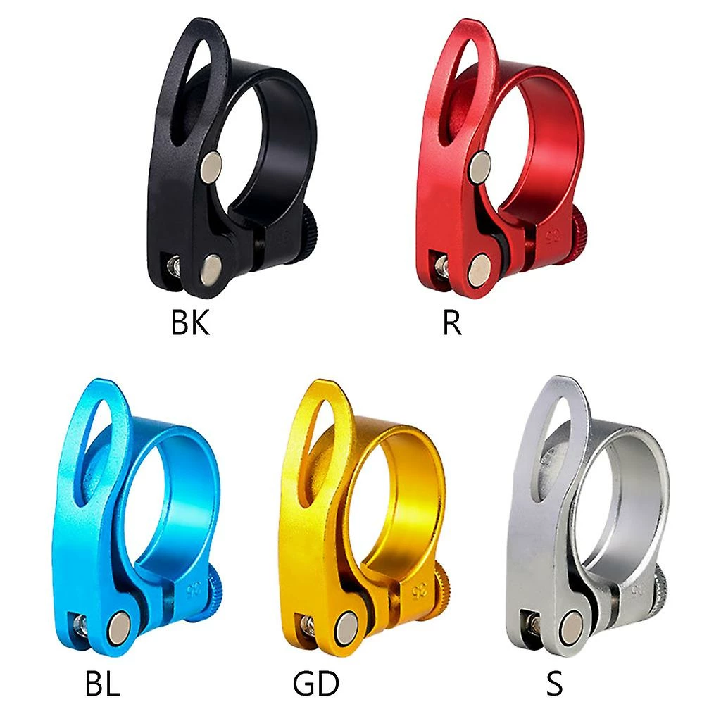 Unbranded Quick Release Ultralight Bicycle Seat Post Clamp Alliage D’aluminium Mtb Road Bike – Image 3