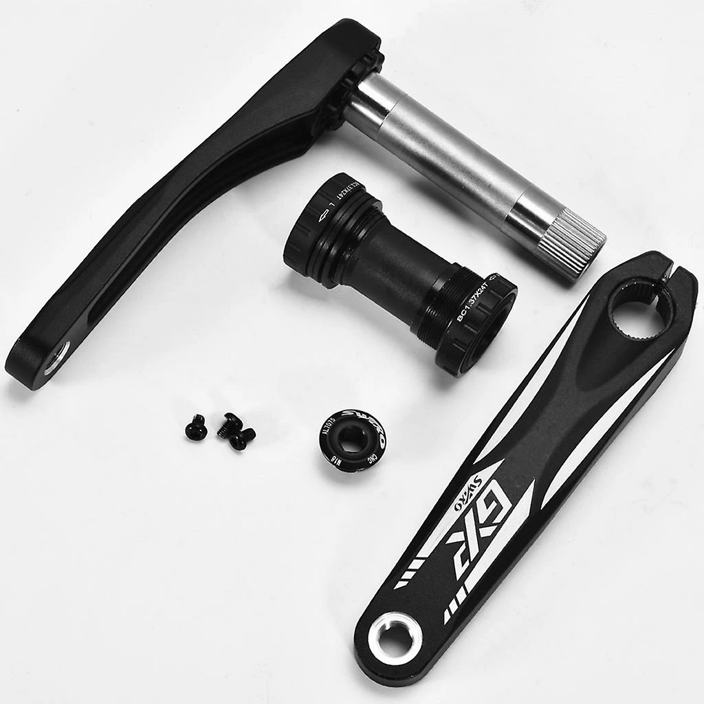 Unbranded Crankset Mountain Bike Crank Arm Set Single Speed 170mm Crankset – Image 3