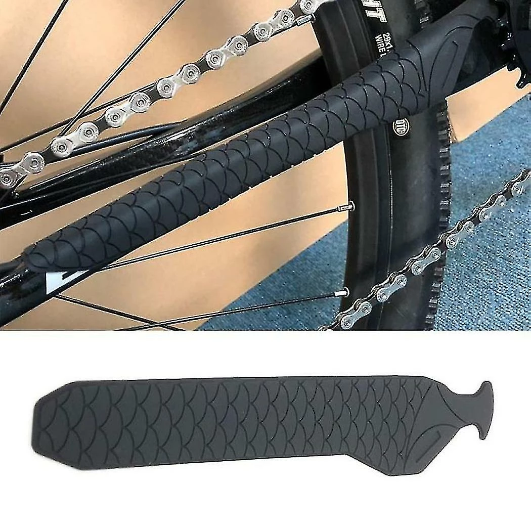 Unbranded Nouveau 2023 Bicycle Chain Protector Adhesive Bike Frame Protection Sticker Mtb Chain Guard