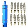 Unbranded 10 Pcs Bicycle Tire Valve Core Français Presta Tire Air Valve Core Removal Tool Alliage D’aluminium MTB Road Bike Tire Repair Parts