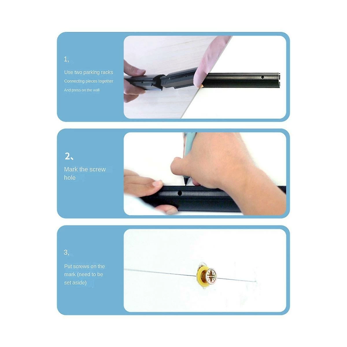 Unbranded Engrenages De Vélo Porte-finition Murale Road Mountain Bike Rack Riding Equipment Alliage D’aluminium Display R – Image 3