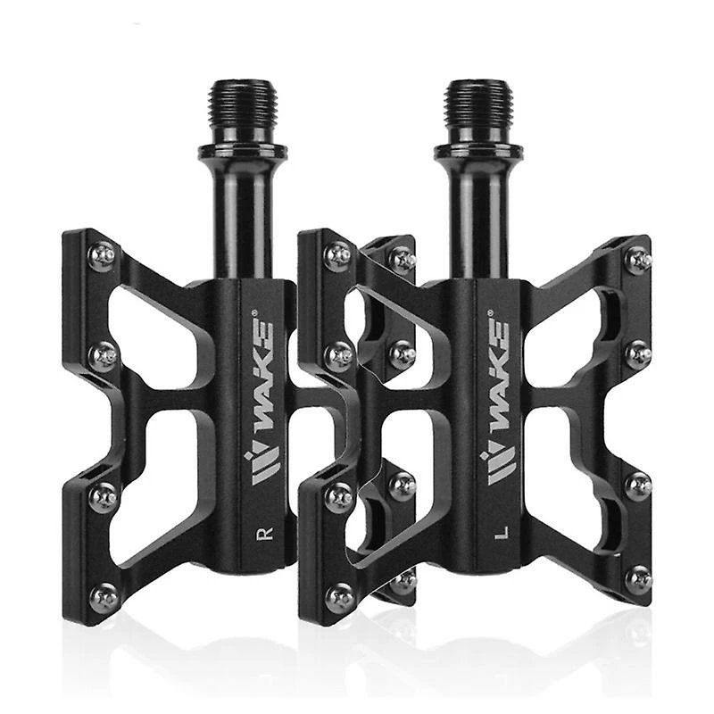 Aionyaaa 1 Pair Bicycle Pedal Non-slip Aluminum Alloy 3 Bearing Mountain Road Mtb Bike Cycling Accessories Wake