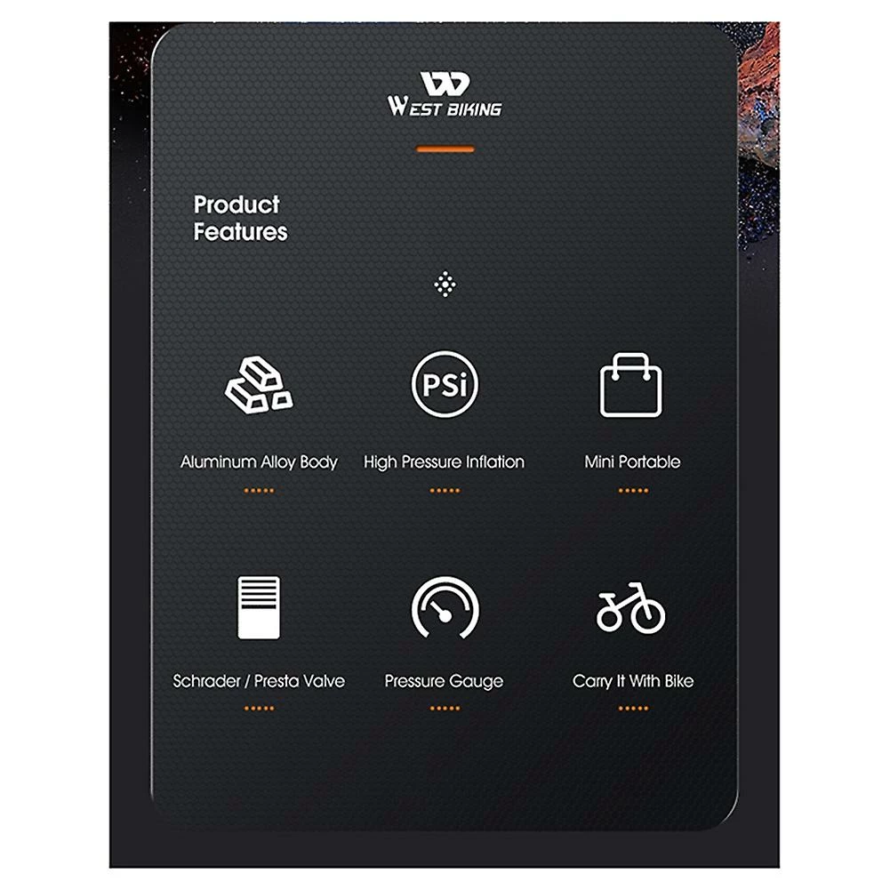 Unbranded 320psi Mini Bike Pump Smart Bicycle Main Air Pump Pneu Inflator Presta Valve Mountain Road Cycling – Image 3