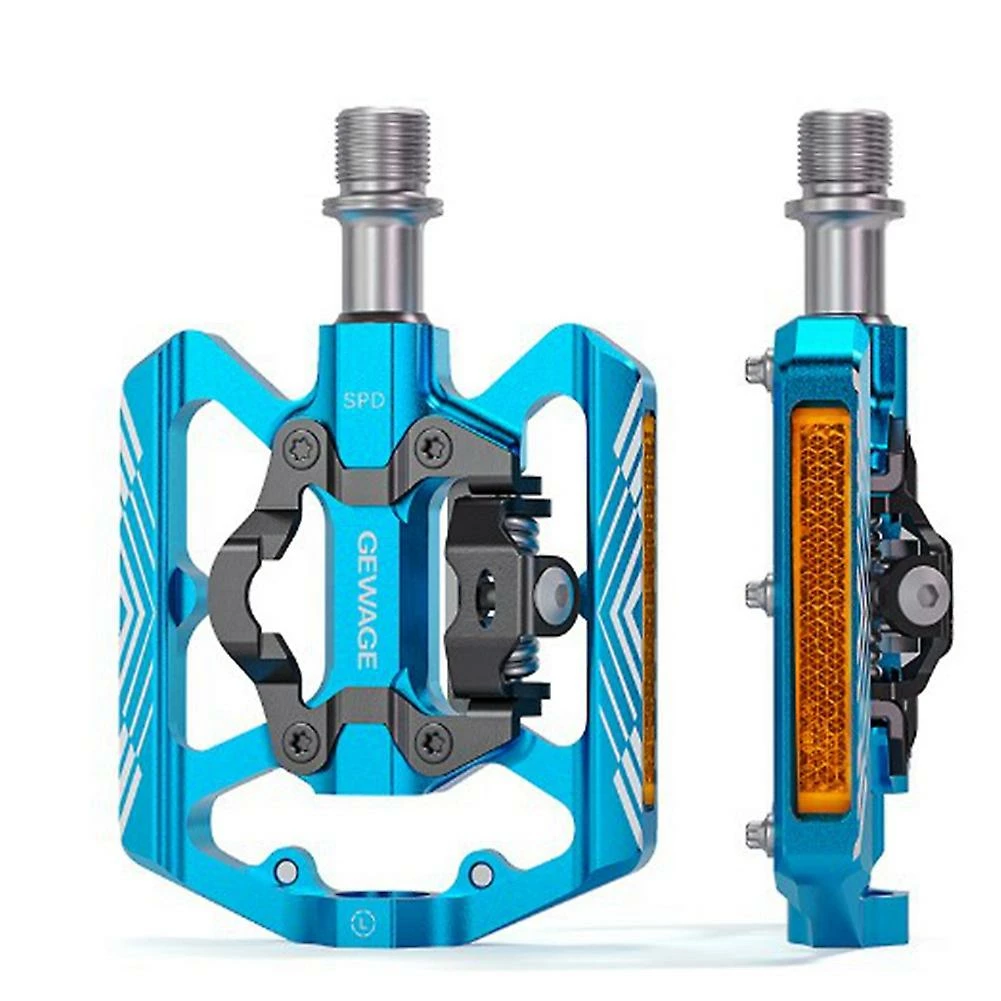 Unbranded Pédales De Vélo Ultralight Anti- CNC Road Bike Pedal Cycling 3 Sealed Bearing Bike Pedals Spd Pedal