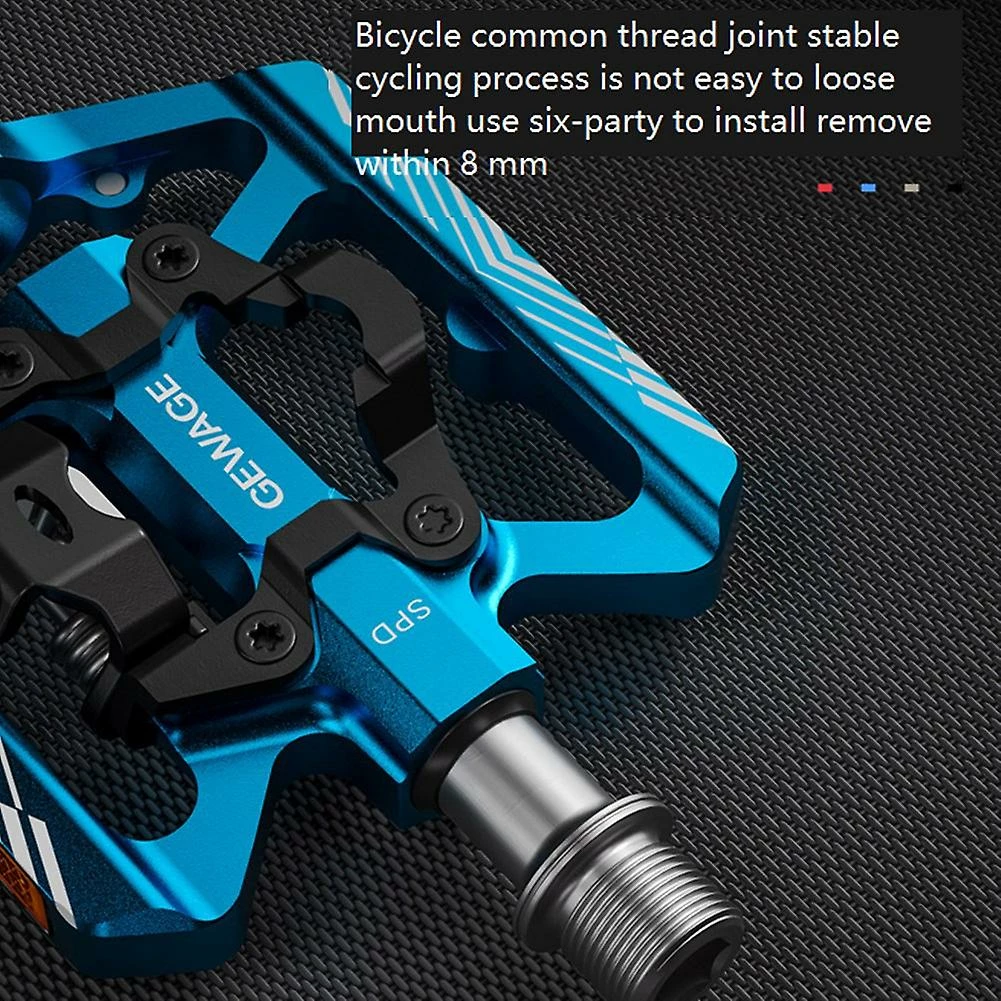 Unbranded Pédales De Vélo Ultralight Anti- CNC Road Bike Pedal Cycling 3 Sealed Bearing Bike Pedals Spd Pedal – Image 2