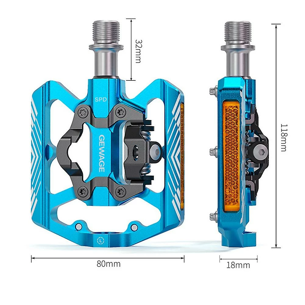 Unbranded Pédales De Vélo Ultralight Anti- CNC Road Bike Pedal Cycling 3 Sealed Bearing Bike Pedals Spd Pedal – Image 5