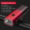 Unbranded Bicycle Light Front 600lumen Ipx6 Bike Light Rechargeable 2600mah 5modes Lampe De Poche Cyclisme Lampe A
