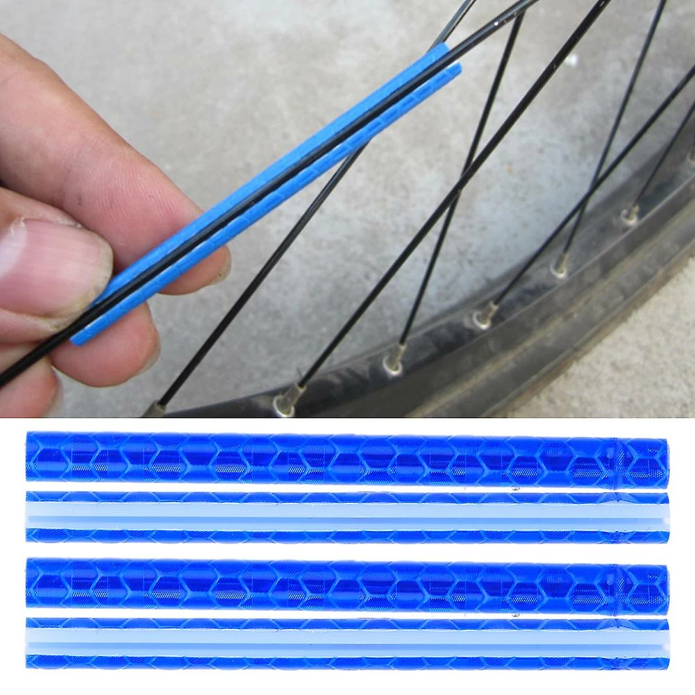 Gegong 48pcs Mountain Bike Steel Wheel Rim Reflective Strip Bicycle Spoke Light Cycling Equipment Accessoires – Image 4
