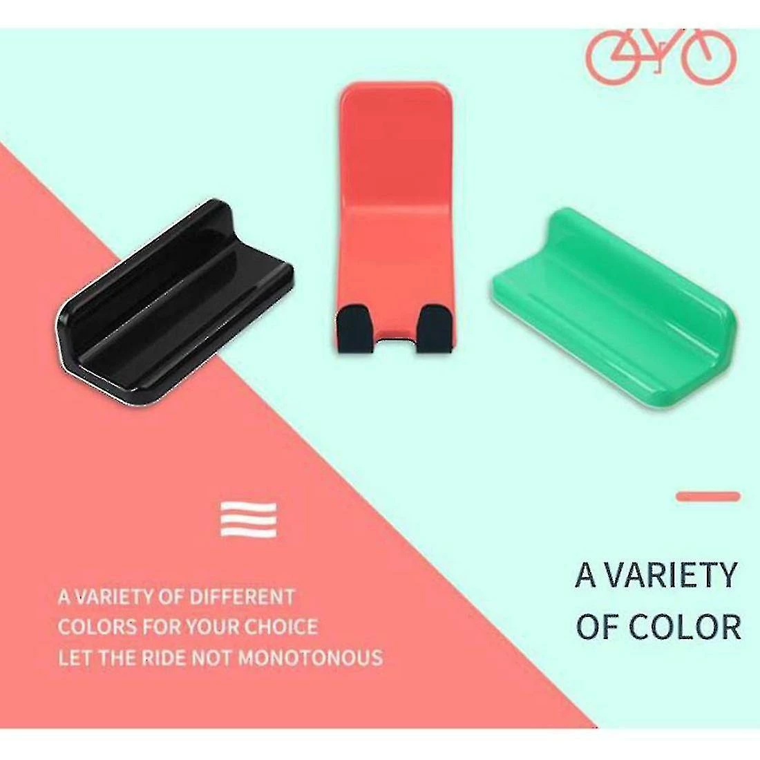 Unbranded 3pcs / Set Bike Wall Mount Bicycle Stand Holder Porte-vélos, Orange Rouge – Image 5