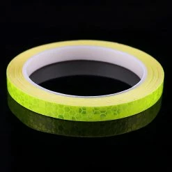 Alisili 1 Roll 8 Meter Bike Crystal Grid Reflective Stickers Strip Mtb Bicycle Adhesive Tape Reflector Sticker Bicycle Decor Accessories