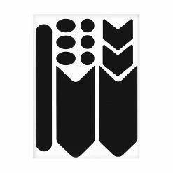 Unbranded Bike Frame Protector Sticker Tape Bicycle Protect Cover Noir